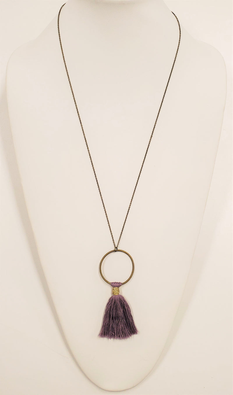 Tindra Necklace, Purple