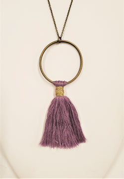 Tindra Necklace, Purple