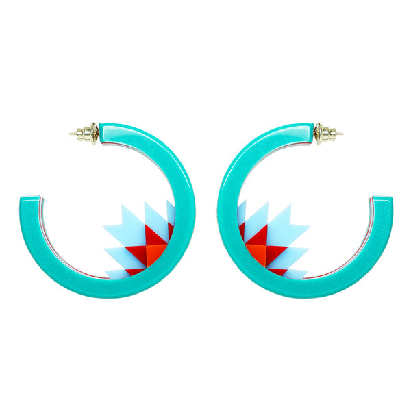 Sierra Earring, Turquoise