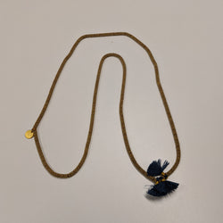 Kiri Necklace, Blue/Gold