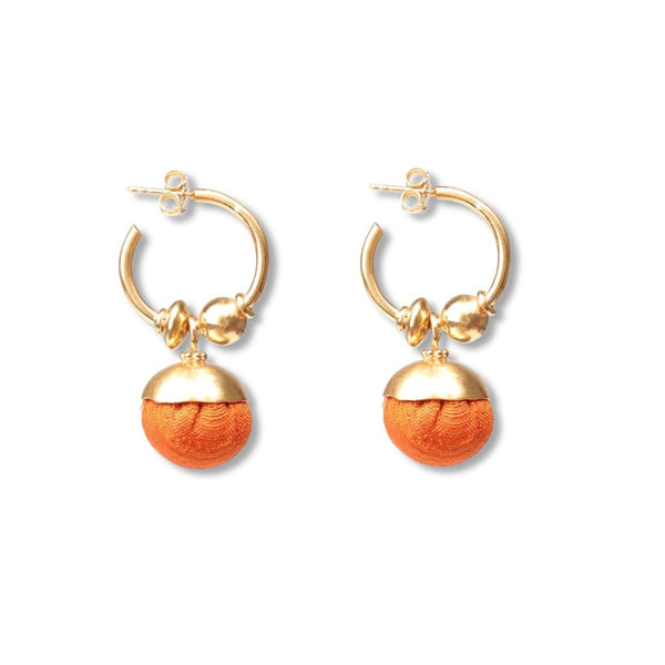 Laurel Earring, Orange