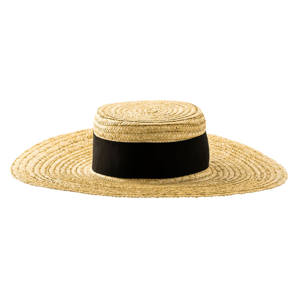 Paulina Hat, Natural/Black