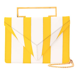 Sasha Bag, Yellow/White