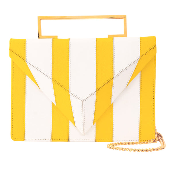 Sasha Bag, Yellow/White