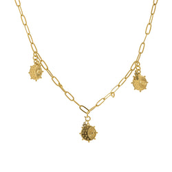 Stevi Necklace, Gold